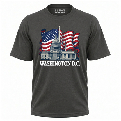 Washington D.C. Patriotic Capitol Flag Shirt