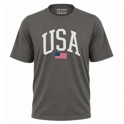 America Minimalist USA Flag Retro Patriotic Shirt