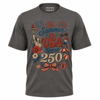 The Summer USA Turned 250 Patriotic Shirt