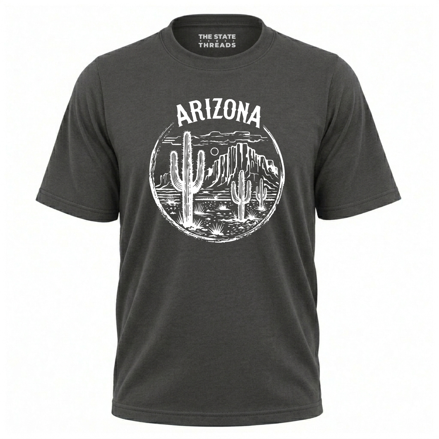 Arizona Desert Cactus Mesa Landscape Vintage Shirt