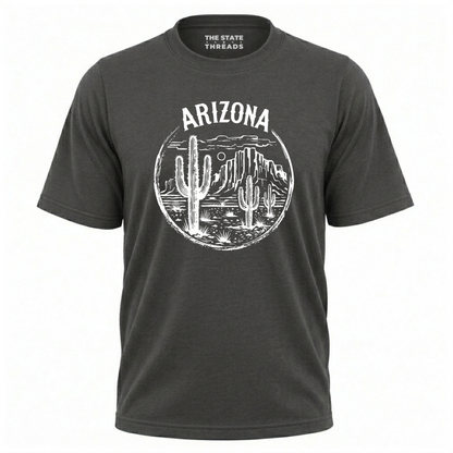 Arizona Desert Cactus Mesa Landscape Vintage Shirt