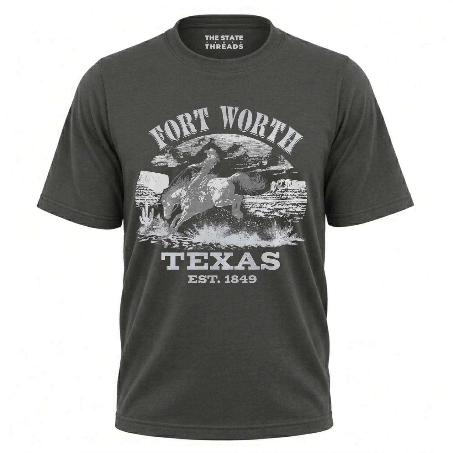 Fort Worth Texas Vintage Cowboy Rodeo Shirt