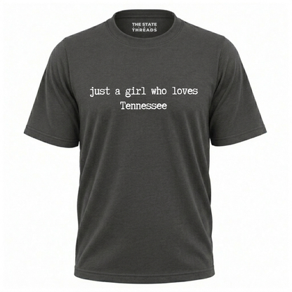 Tennessee Just A Girl Who Loves Minimalist Shirt