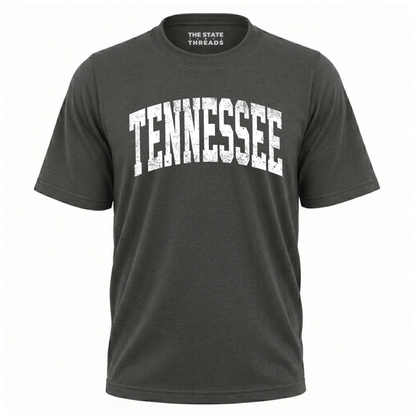Tennessee Volunteer State Retro Graphic Casual Varsity Shirt