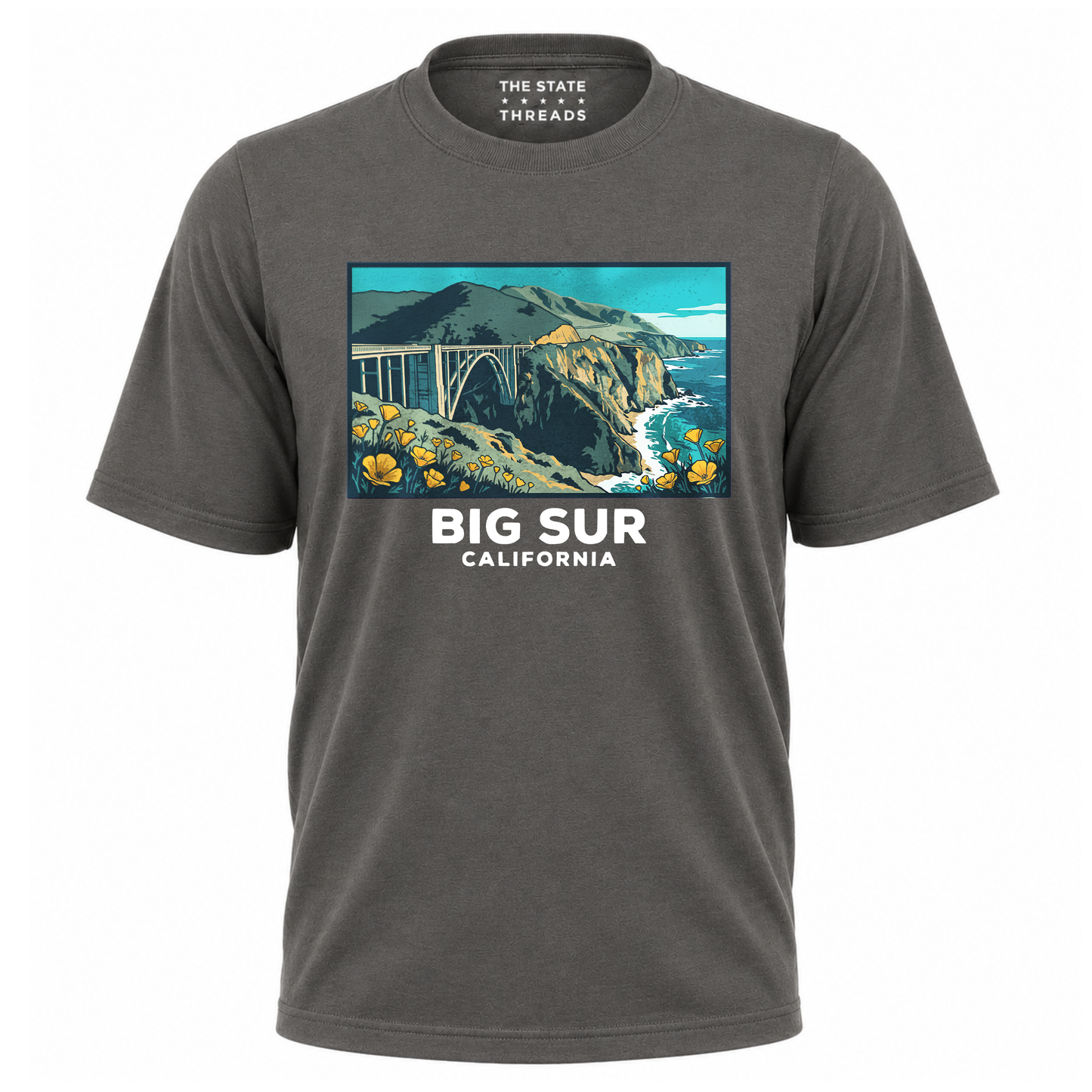 California Big Sur Coastal Bridge Nature Adventure Shirt