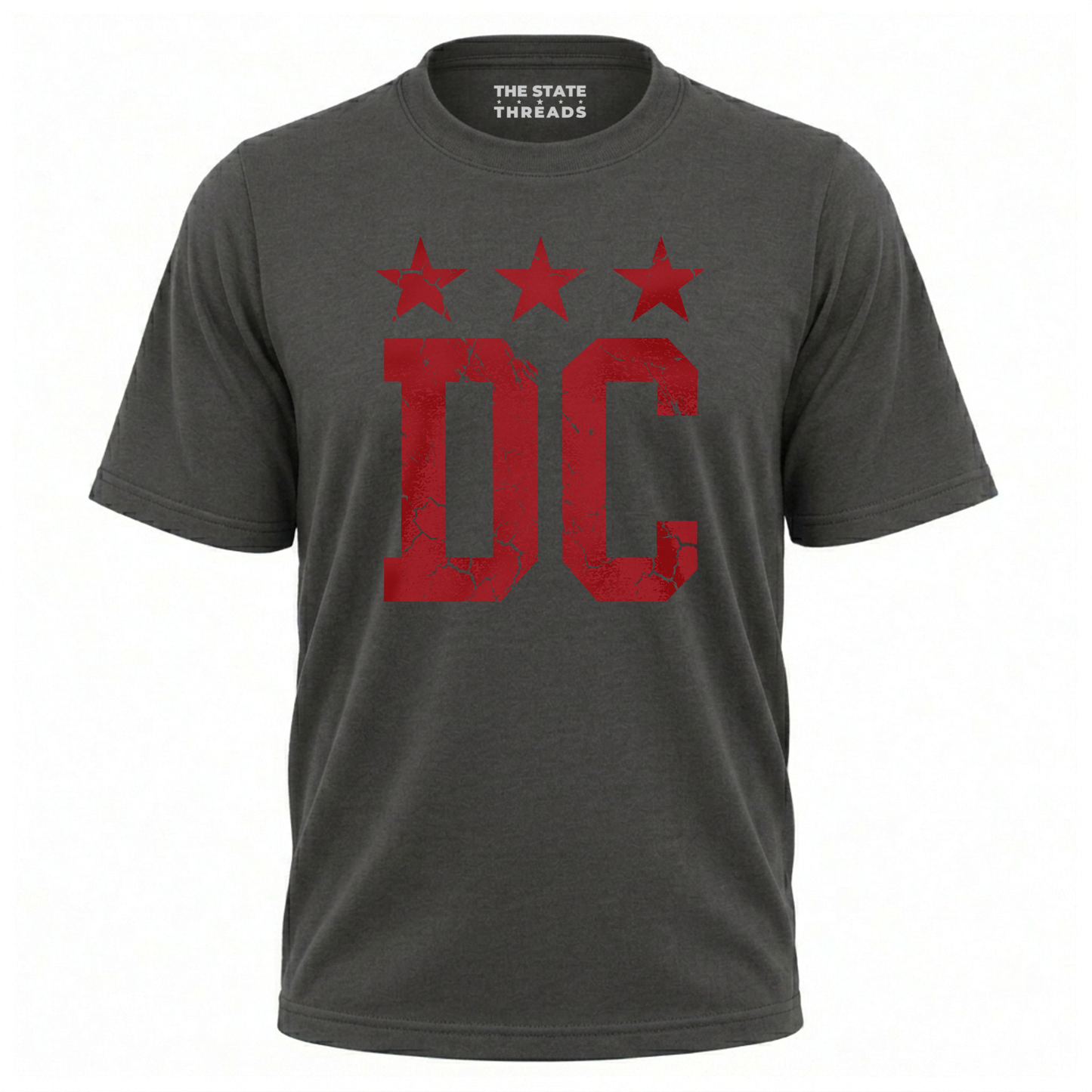Washington DC Retro Distressed Star Flag Shirt
