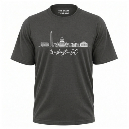 Washington DC Skyline Line Art Shirt