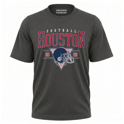 Houston Football Vintage Helmet Gameday Shirt