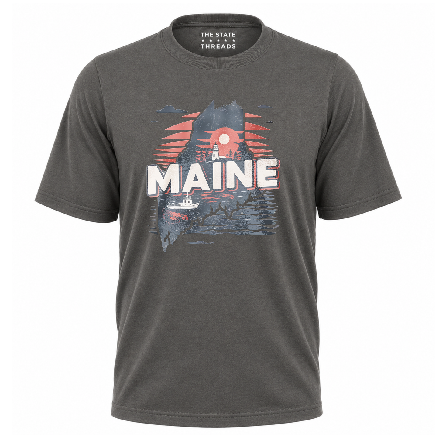 Maine Coastal Lighthouse State Pride Shirt