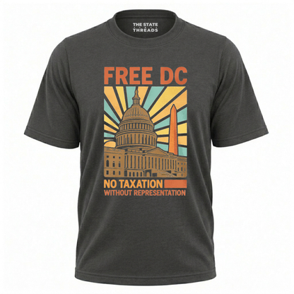 Washington DC Free DC Retro Political Shirt