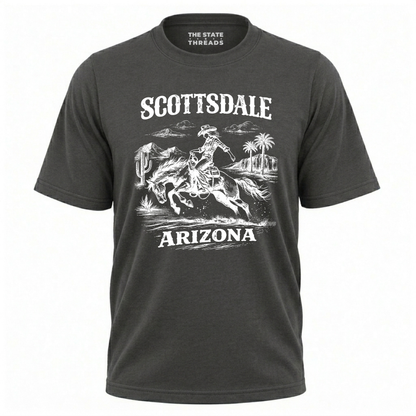 Arizona Scottsdale Cowboy Rodeo Retro Western Shirt