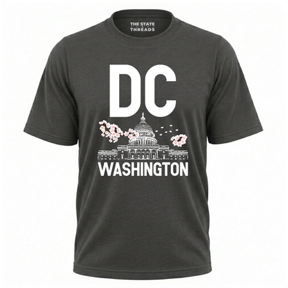 Washington DC Cherry Blossom Capitol Vintage Shirt