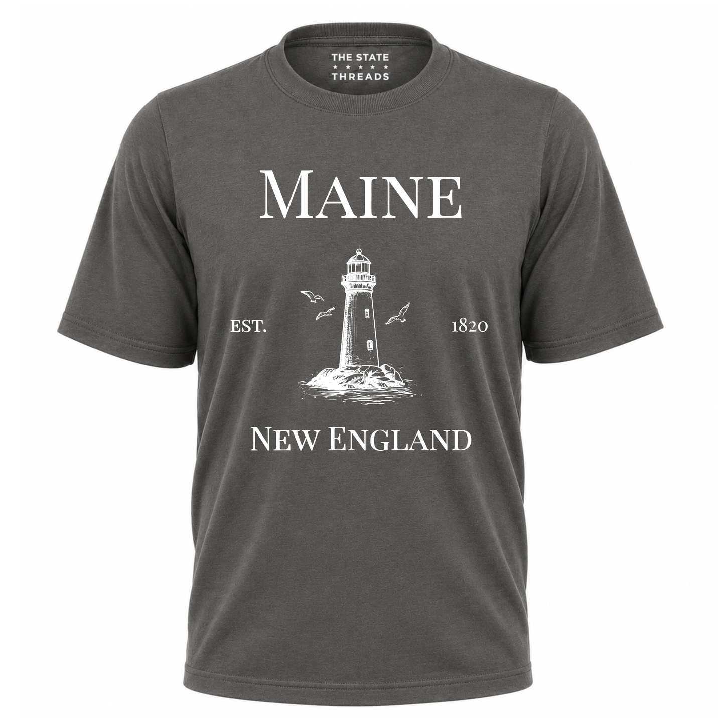 Maine New England Coastal Lighthouse Heritage Shirt