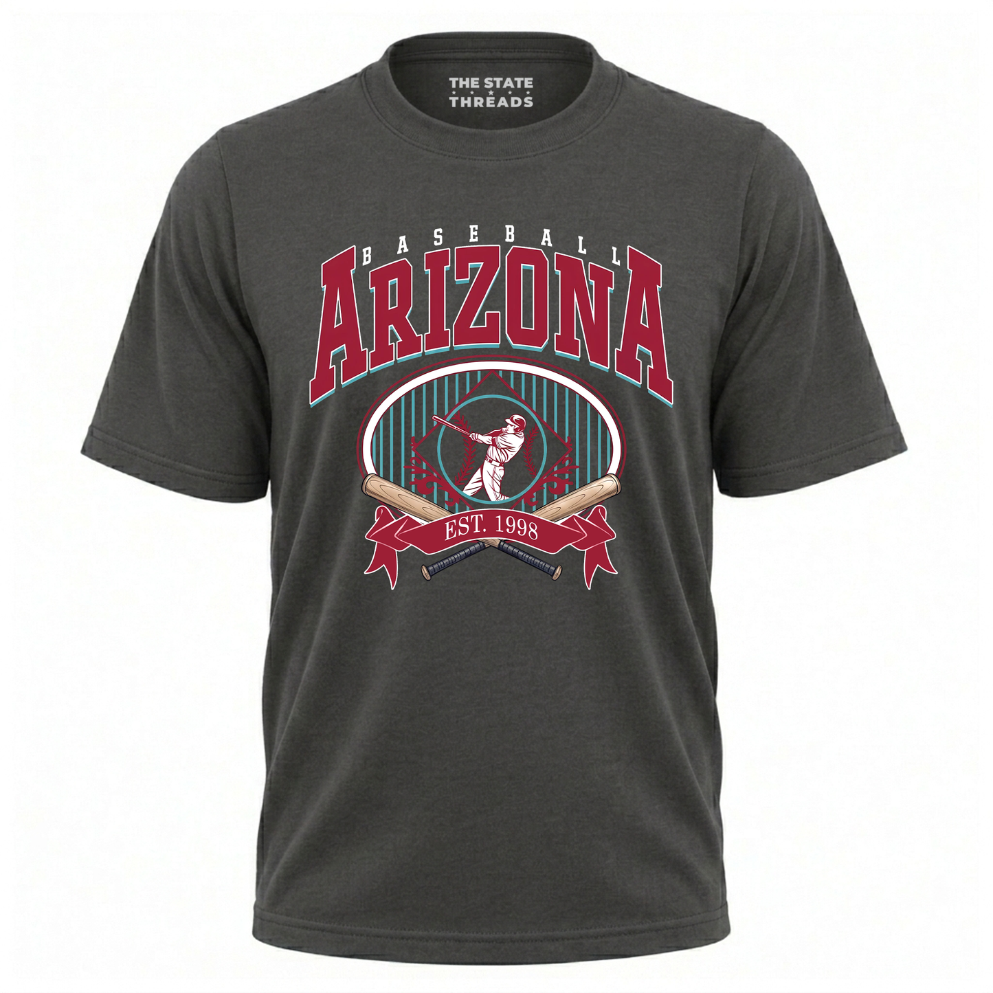 Arizona Baseball EST 1998 Vintage Batter Stadium Shirt
