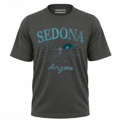 Sedona Arizona Red Rock Desert Sunset Vintage Shirt