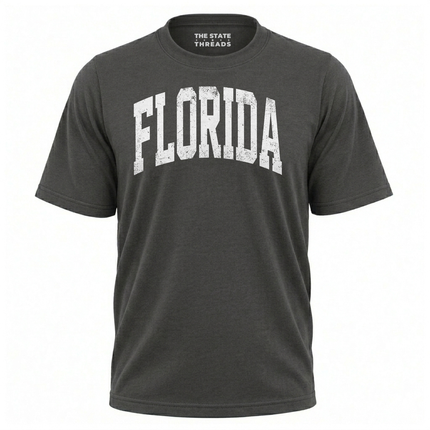 Florida Sunshine State Retro Distressed Varsity Shirt