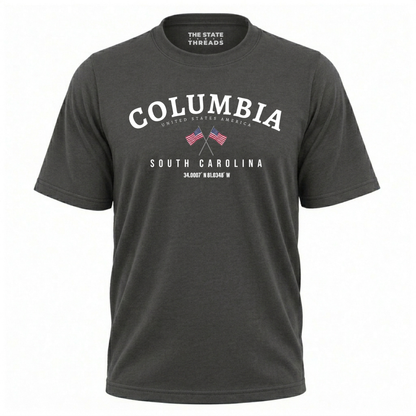 South Carolina Columbia Crossed Flags City Pride Shirt