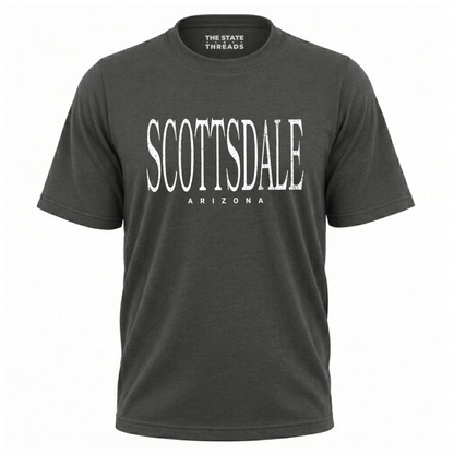 Scottsdale Arizona Retro College Font Shirt