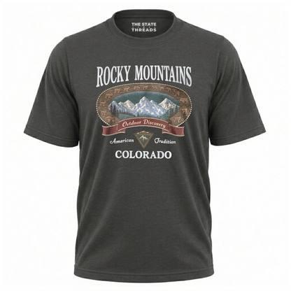Colorado Rocky Mountains Outdoor Discovery Graphic Shirt