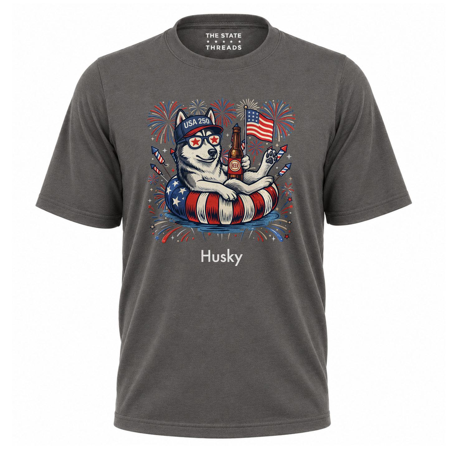 America 250 Patriotic Dogs July 4th Shirt