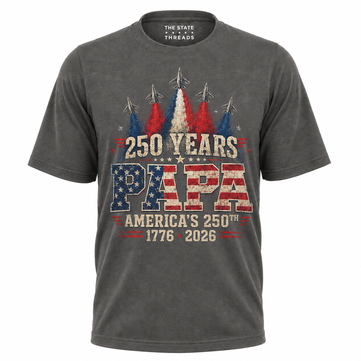 250 Years Papa America 1776 2026 Patriotic Shirt