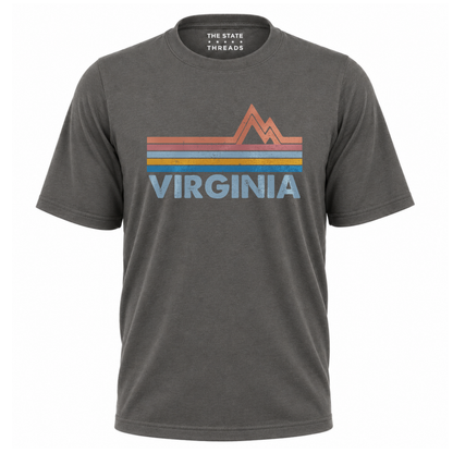 Virginia Mountain Retro State Pride Travel Shirt