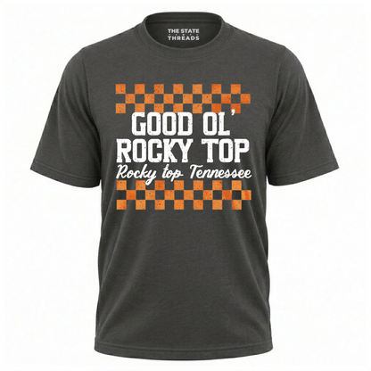 Tennessee Good Ol' Rocky Top Checkerboard Shirt