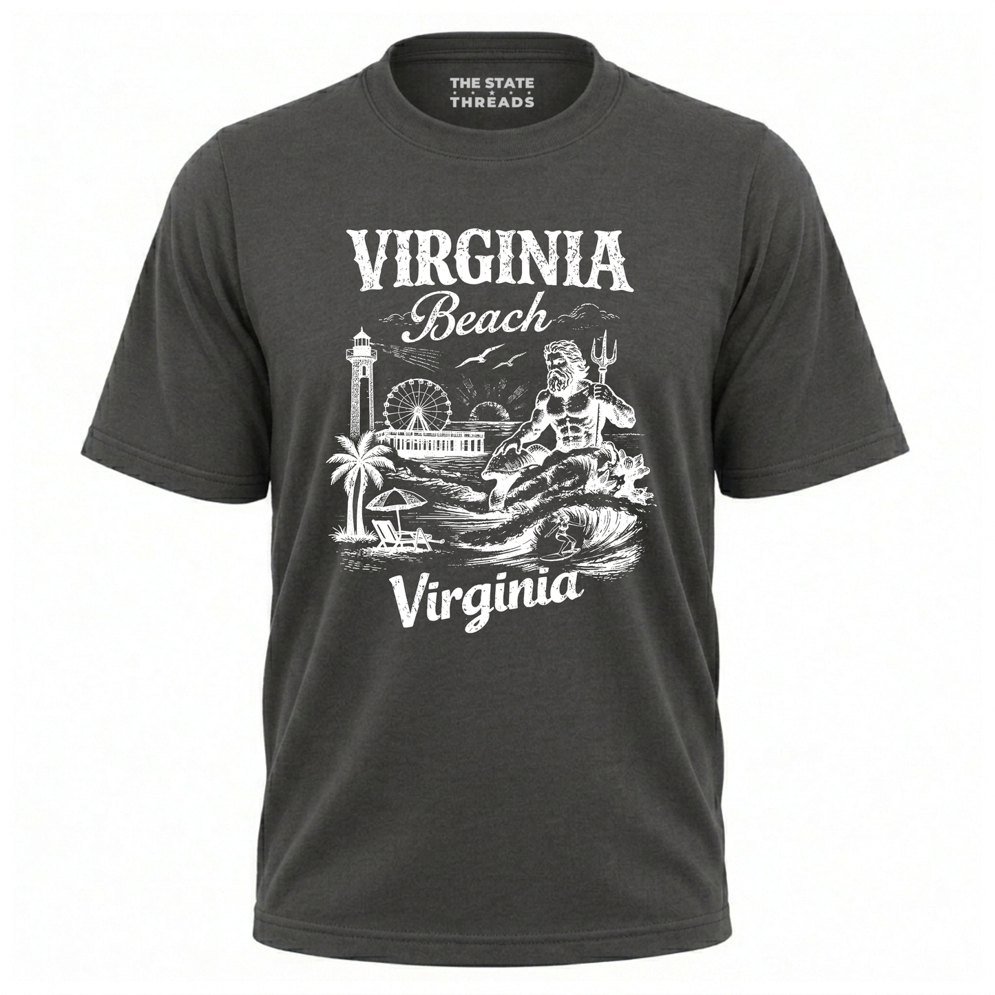 Virginia Beach Coastal Boardwalk Vintage Shirt