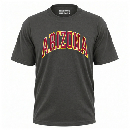 Arizona Vintage Varsity Block Lettering Shirt