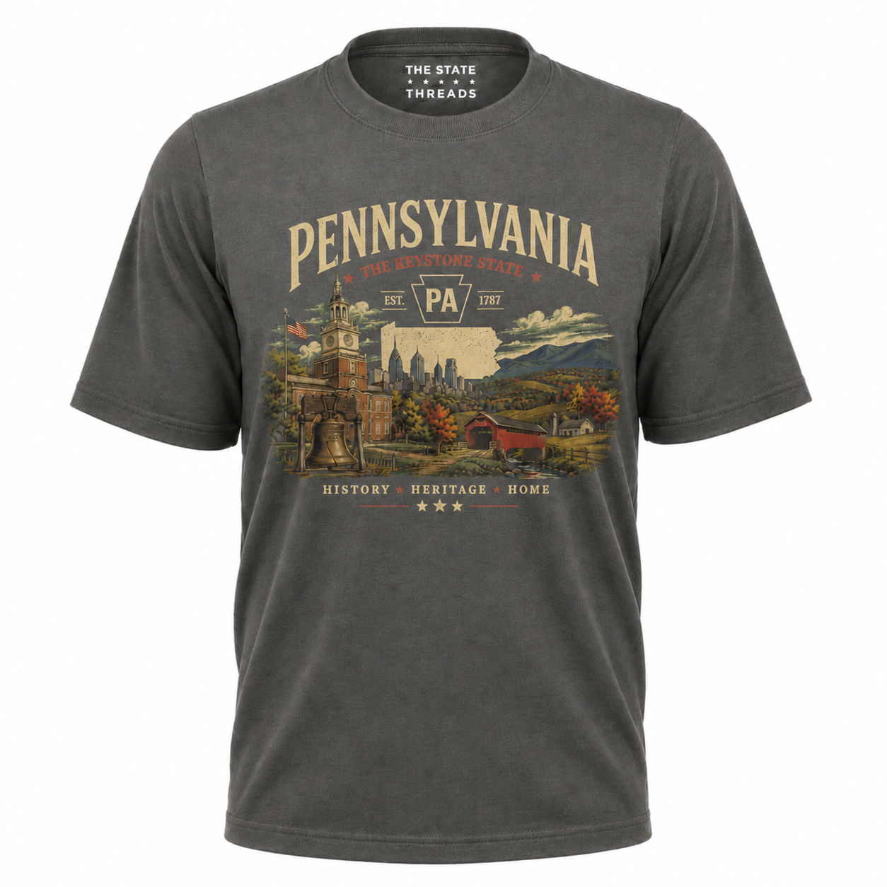 Pennsylvania Keystone State Heritage History Shirt