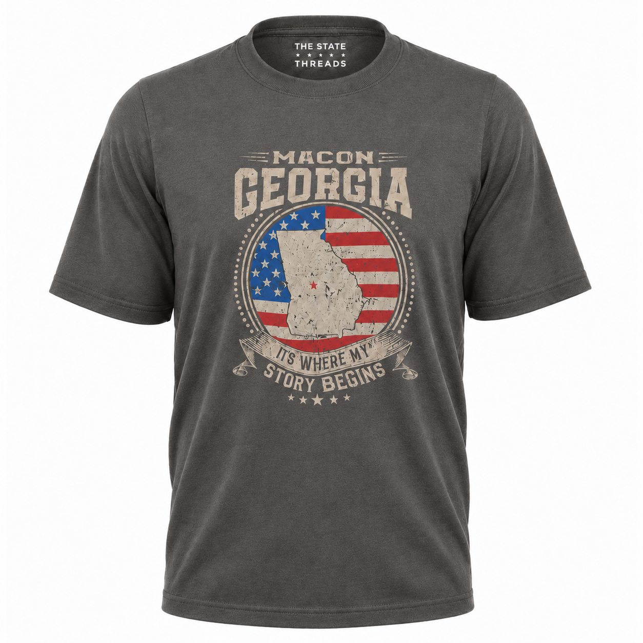 Product Name: Macon Georgia Story Begins Vintage Shirt