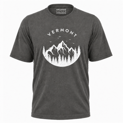 Vermont Mountain Forest Badge Shirt