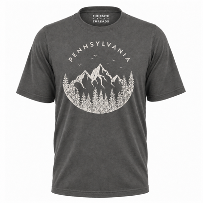 Pennsylvania Mountain Forest Silhouette Shirt