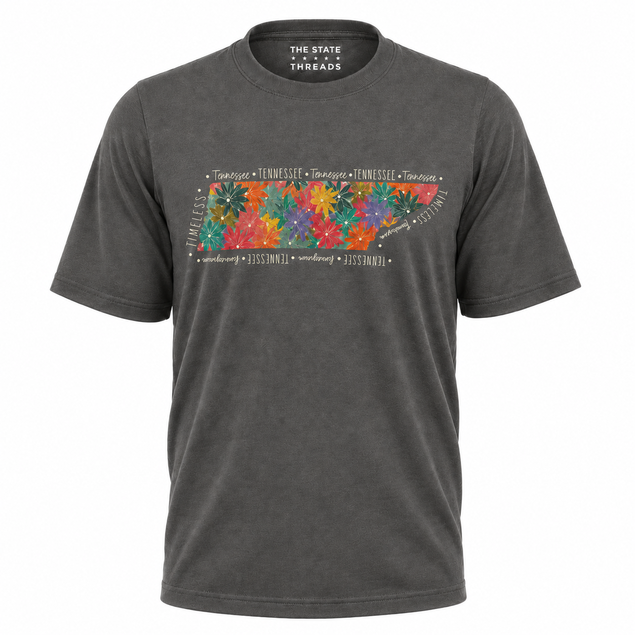 Tennessee Floral State Map Shirt