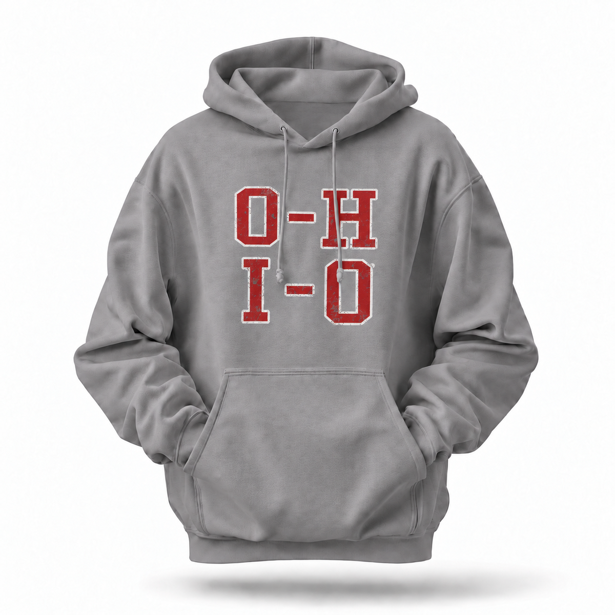 Ohio O-H I-O Chant Varsity Block Letters Hoodie
