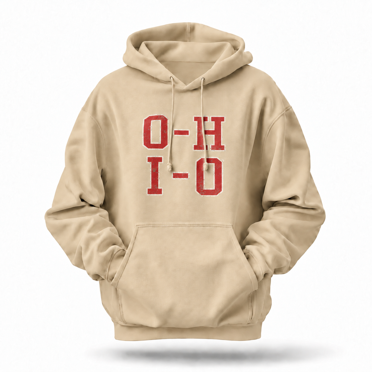 Ohio O-H I-O Chant Varsity Block Letters Hoodie