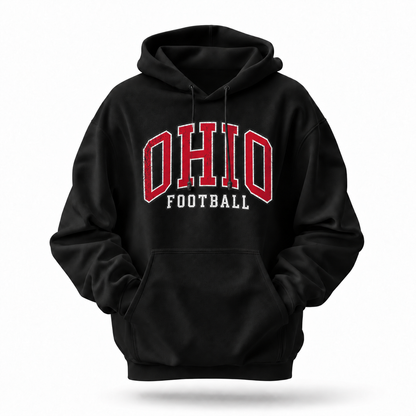Ohio Football Varsity Arch Distressed Game Day Hoodie