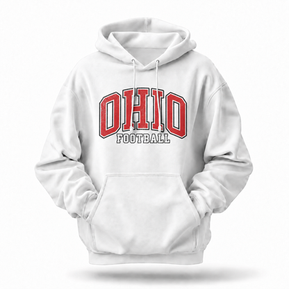 Ohio Football Varsity Arch Distressed Game Day Hoodie