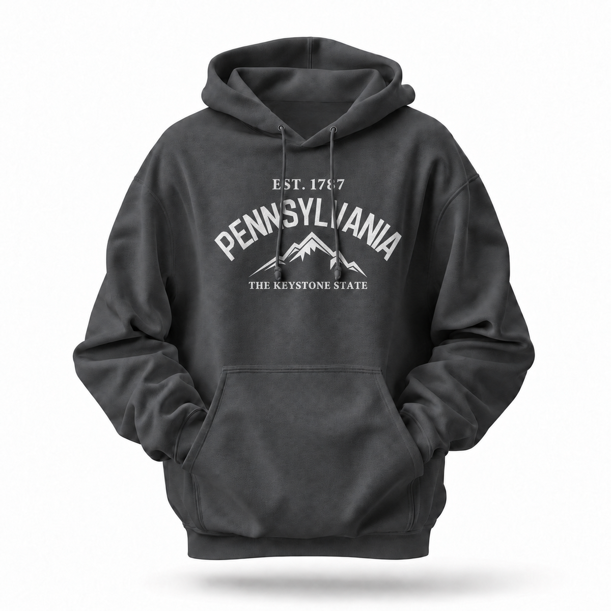 Pennsylvania Keystone State Mountain Peaks Est 1787 Hoodie