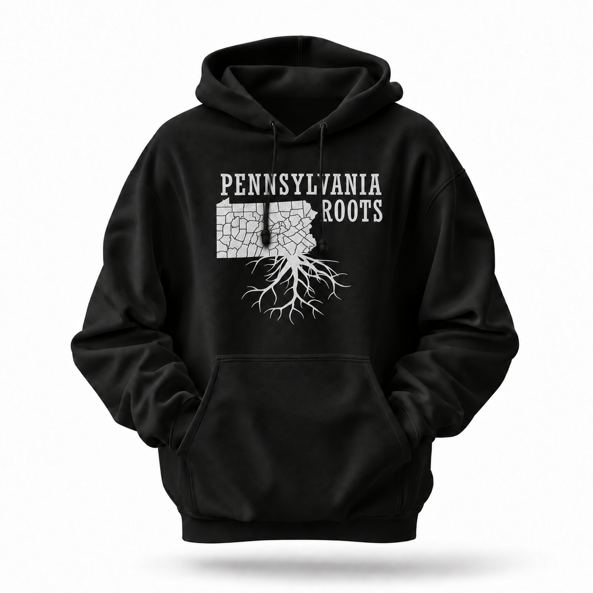 Pennsylvania Roots County Map Hometown Pride Hoodie