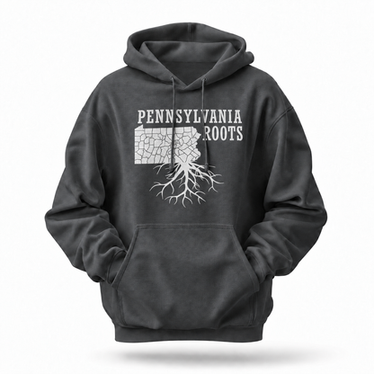 Pennsylvania Roots County Map Hometown Pride Hoodie