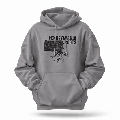 Pennsylvania Roots County Map Hometown Pride Hoodie