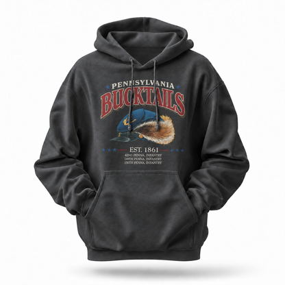 Pennsylvania Bucktails Civil War Union Kepi Est 1861 Hoodie