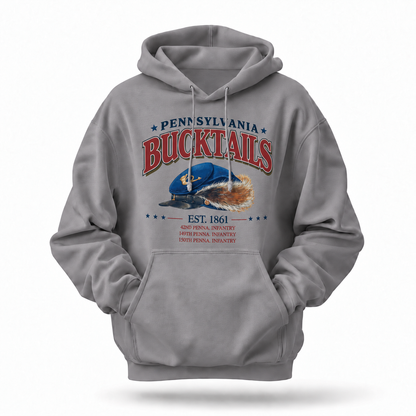 Pennsylvania Bucktails Civil War Union Kepi Est 1861 Hoodie