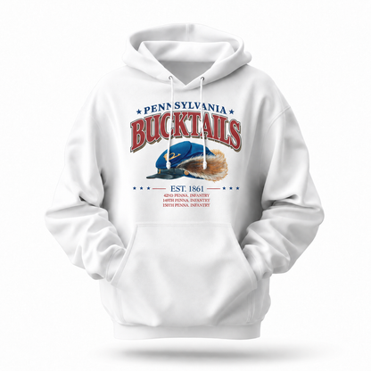 Pennsylvania Bucktails Civil War Union Kepi Est 1861 Hoodie