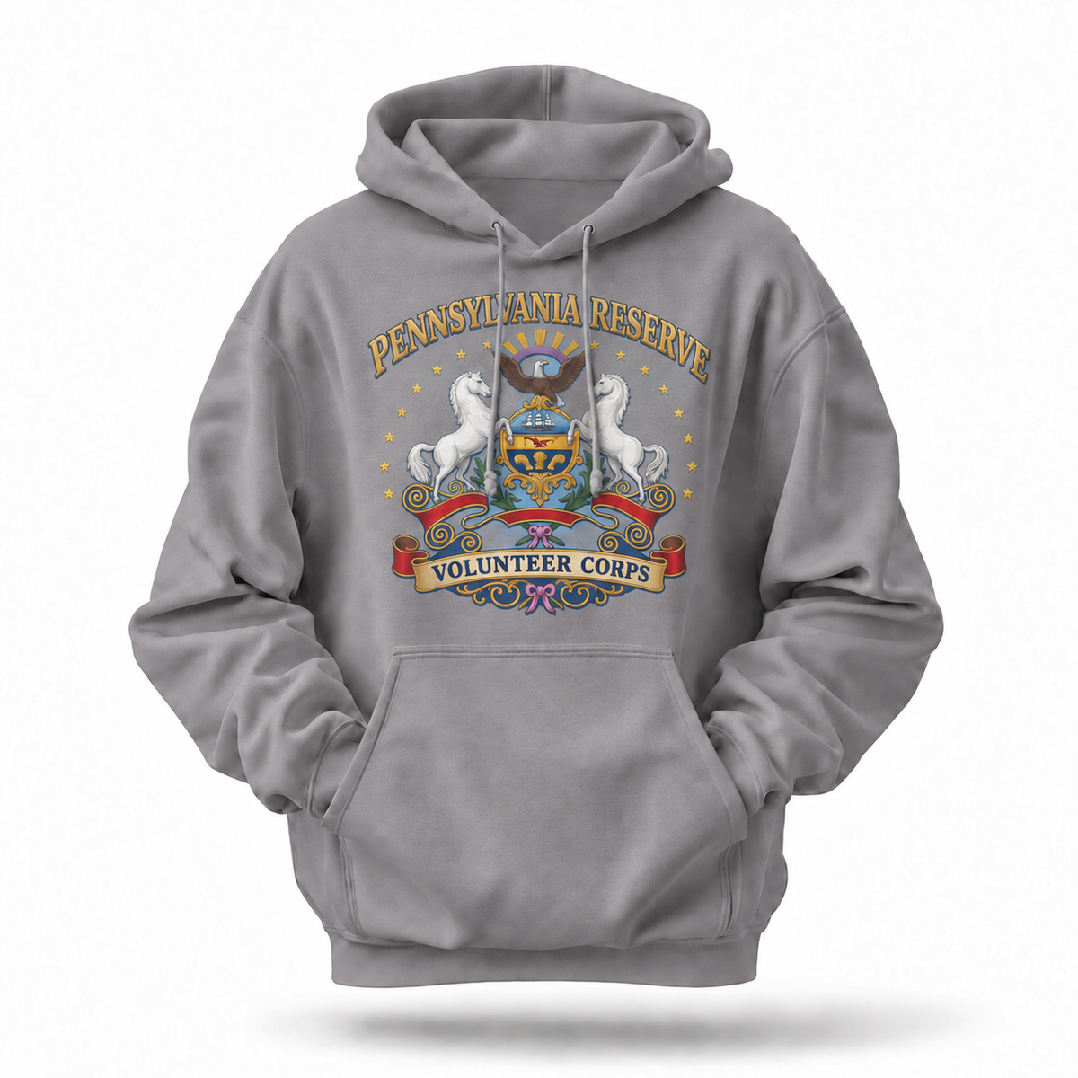 Pennsylvania Reserve Volunteer Corps Coat Of Arms Hoodie
