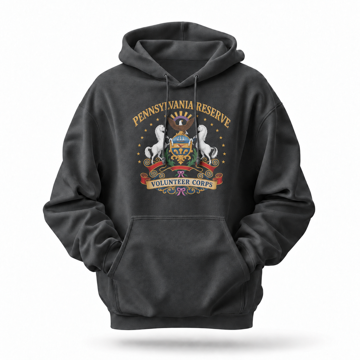 Pennsylvania Reserve Volunteer Corps Coat Of Arms Hoodie
