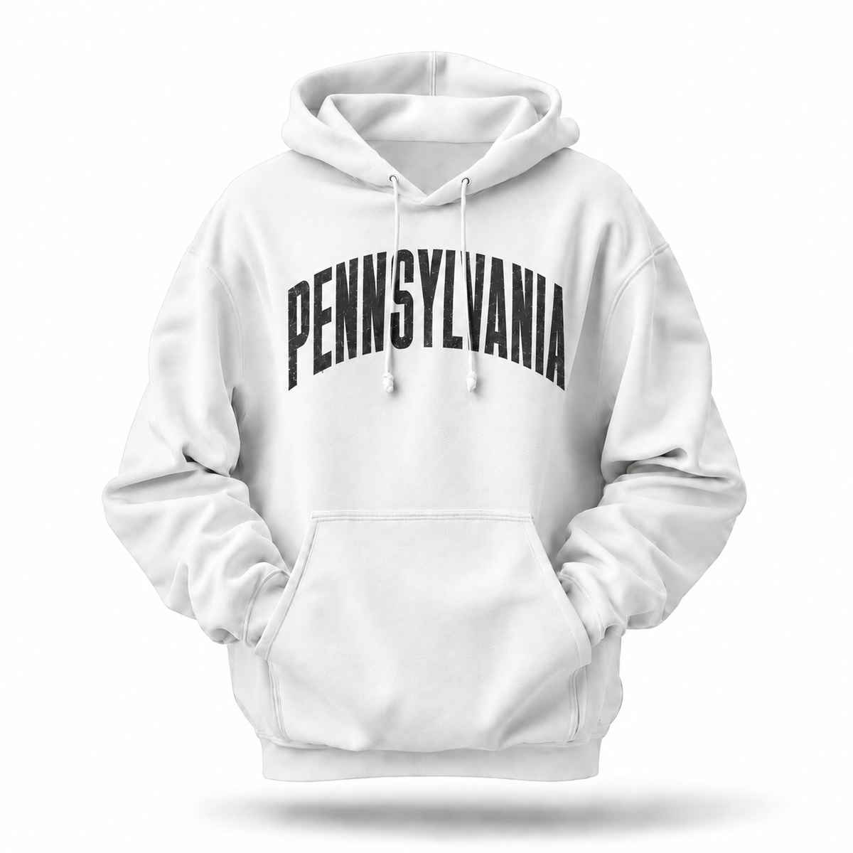 Pennsylvania Collegiate Arch Distressed Varsity Letters Hoodie