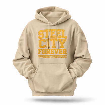Steel City Forever Pittsburgh Pennsylvania Varsity Hoodie