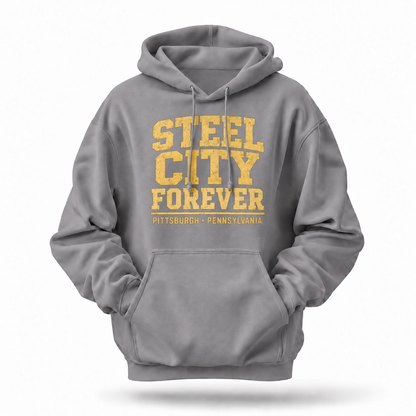 Steel City Forever Pittsburgh Pennsylvania Varsity Hoodie